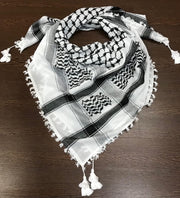 Palestine Scarfs الاقصى Shemagh Cotton Arab Arafat Scarf Keffiyeh Scarf Men Neck Wrap Cotton Men Military Palestinian Gifts