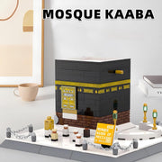 Islamic Mosque Kaaba Architectural Model Building Block Sets Muslim Bricks Toy Hajj Kit Eid Gifts for Kids Adult 446 Pieces