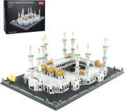 Islamic Mosque Kaaba Architectural Model Building Block Sets Muslim Bricks Toy Hajj Kit Eid Gifts for Kids Adult 446 Pieces