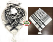 Palestine Scarfs الاقصى Shemagh Cotton Arab Arafat Scarf Keffiyeh Scarf Men Neck Wrap Cotton Men Military Palestinian Gifts