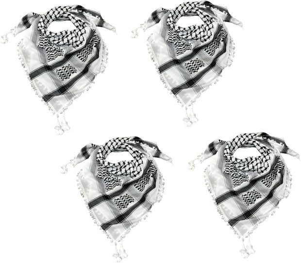 Palestine Scarfs الاقصى Shemagh Cotton Arab Arafat Scarf Keffiyeh Scarf Men Neck Wrap Cotton Men Military Palestinian Gifts