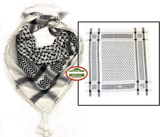 Palestine Scarfs الاقصى Shemagh Cotton Arab Arafat Scarf Keffiyeh Scarf Men Neck Wrap Cotton Men Military Palestinian Gifts